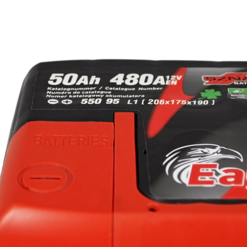 Автомобільний акумулятор SZNAJDER Plus 50Ah 480A R+ (L1) (550 95)
