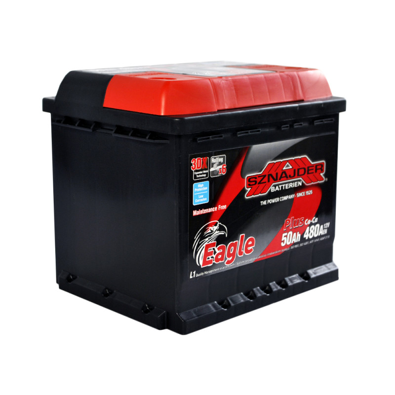 Автомобільний акумулятор SZNAJDER Plus 50Ah 480A L+ (L1) (550 96)