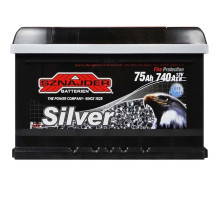 Автомобільний акумулятор SZNAJDER Silver 75Ah 740A R+ (LB3) (575 87)
