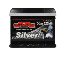 Автомобільний акумулятор SZNAJDER Silver 55Ah 520A R+ (LB1) (555 87)