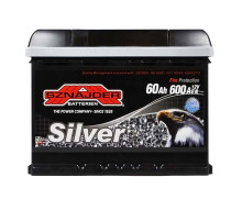 Автомобільний акумулятор SZNAJDER Silver 60Ah 600A R+ (L2) (560 83)