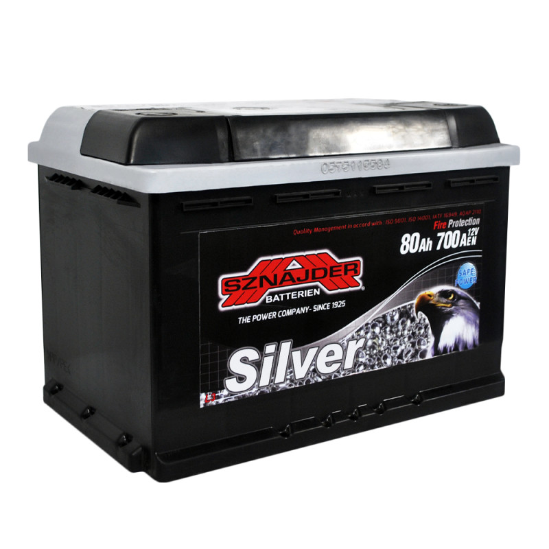 Автомобільний акумулятор SZNAJDER Silver 80Ah 700A R+ (L3) (580 83)