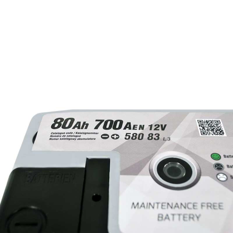 Автомобільний акумулятор SZNAJDER Silver 80Ah 700A R+ (L3) (580 83)