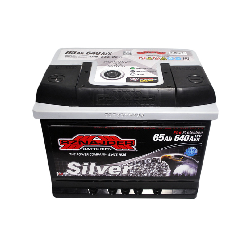 Автомобільний акумулятор SZNAJDER Silver 65Ah 640A L+ (L2) (565 85)