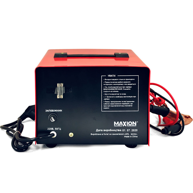 Трансформаторний пуско-зарядний пристрій MAXION PLUS-27A-S (12V; 27A)