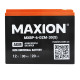 Акумулятор тяговий MAXION MXBT-6-DZM-30S (12V, 30Ah, +/-)