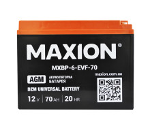 Акумулятор тяговий MAXION MXBT-6-EVF-70 (12V, 70А)