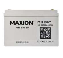 Акумулятор тяговий MAXION MXBT-6-EVF-100 (12V, 100Ah, +/-)