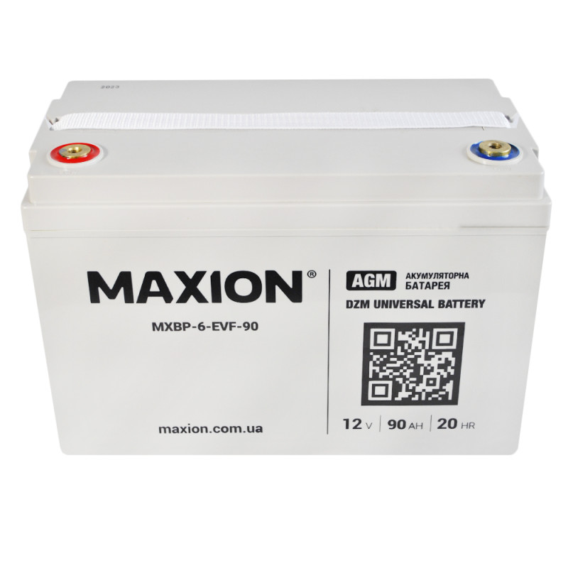 Акумулятор тяговий MAXION MXBT-6-EVF-90 (12V, 90Ah, +/-)