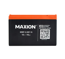Акумулятор тяговий MAXION MXBT-6-DZF-15 (12V, 15Ah, +/-)