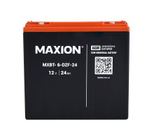 Акумулятор тяговий MAXION MXBT-6-DZF-24 (12V, 24Ah, -/+)