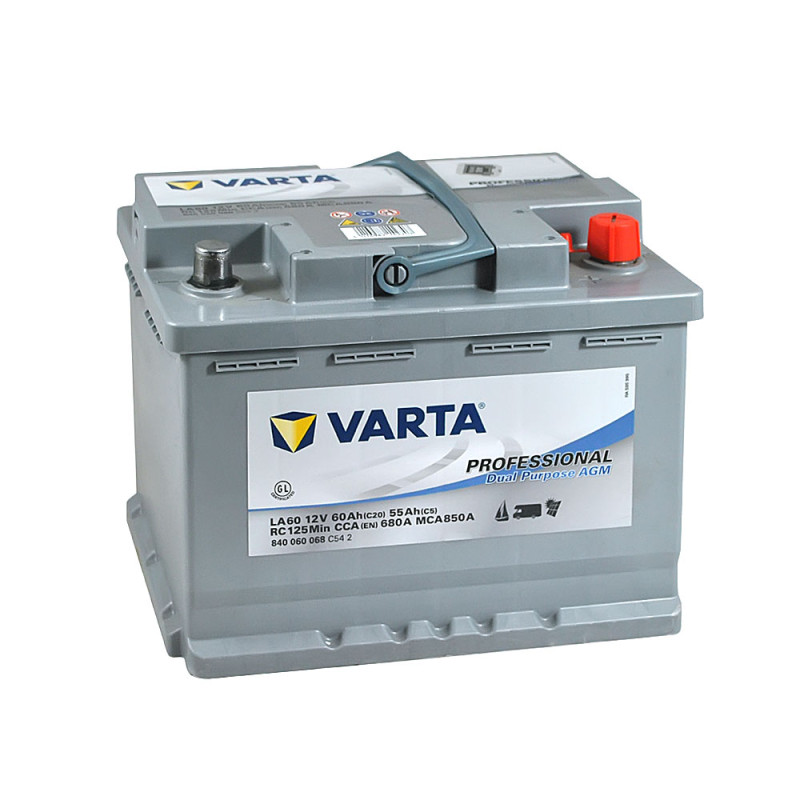 VARTA Prof DP AGM (LA60) 60Ah 680A R+