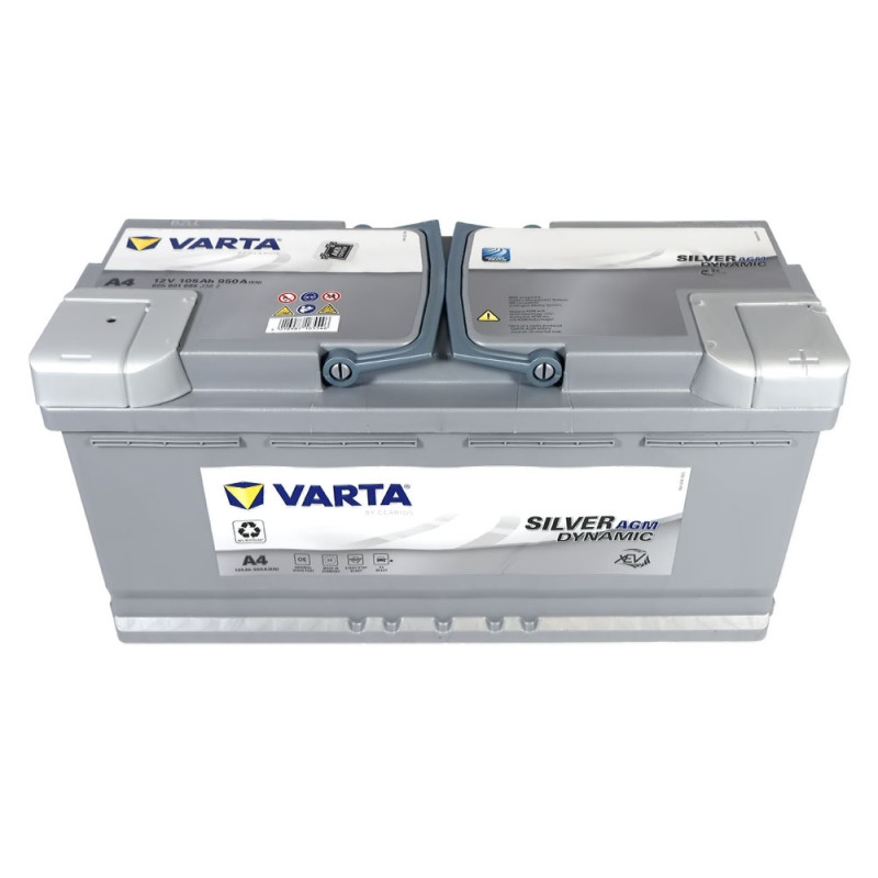 Автомобільний акумулятор VARTA Silver Dynamic AGM (A4) 105Ah 950А R+ (L6)