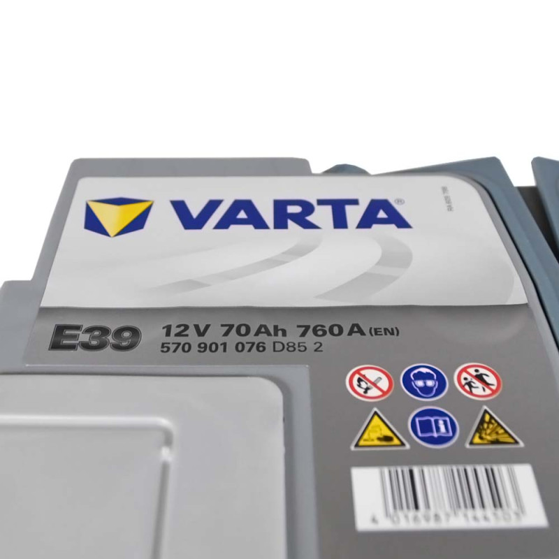 Автомобільний акумулятор VARTA Silver Dynamic AGM (E39) 70Ah 760А R+ (L3)