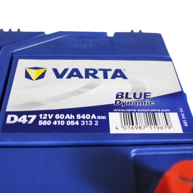 Автомобільний акумулятор VARTA Blue Dynamic Asia (D47) 60Ah 540A R+ (D23)