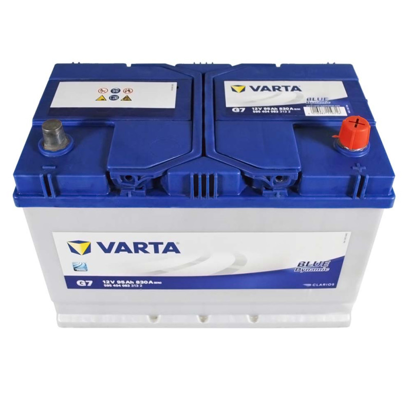 Автомобільний акумулятор VARTA Blue Dynamic Asia (G7) 95Ah 830A R+ (D31)