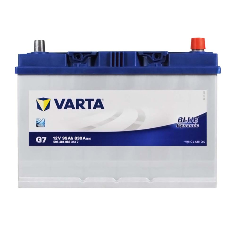 Автомобільний акумулятор VARTA Blue Dynamic Asia (G7) 95Ah 830A R+ (D31)