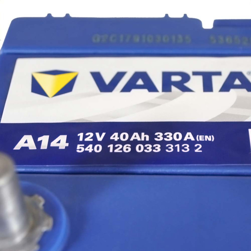 Автомобільний акумулятор VARTA Blue Dynamic Asia (A14) 40Ah 330А R+ (B19 т. к.)