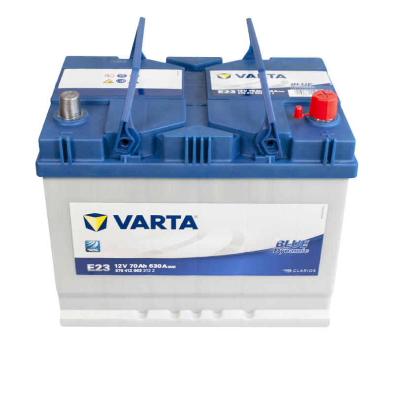 Автомобільний акумулятор VARTA Blue Dynamic Asia (E23) 70Ah 630A R+ (D26)
