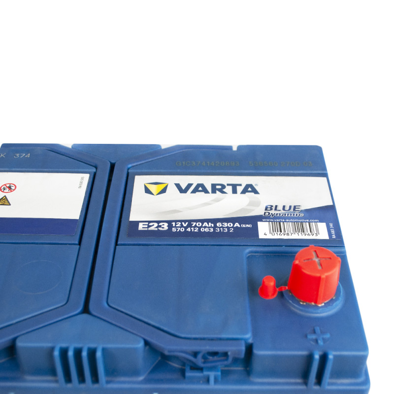 Автомобільний акумулятор VARTA Blue Dynamic Asia (E23) 70Ah 630A R+ (D26)