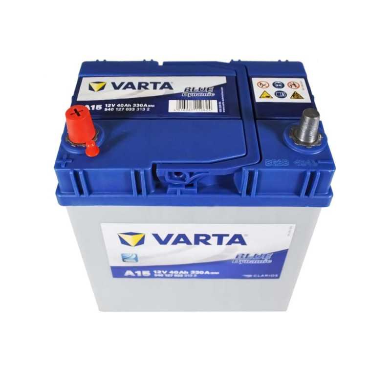 Автомобільний акумулятор VARTA Blue Dynamic Asia (A15) 40Ah 330A L+ (B19 т. к.)