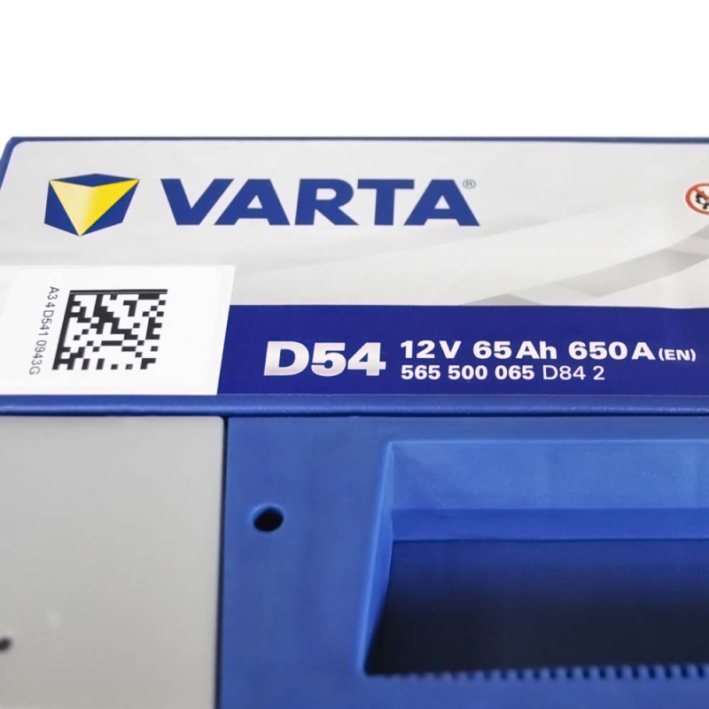 Автомобільний акумулятор VARTA Blue Dynamic EFB (D54) 65Ah 650A R+ (LB3) (h=175)