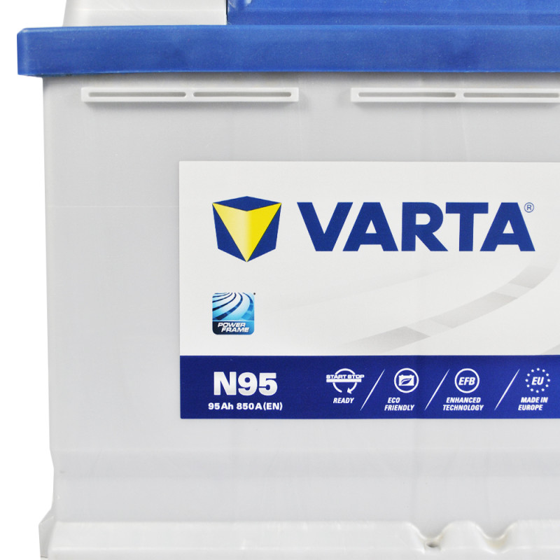 Автомобільний акумулятор VARTA Blue Dynamic EFB (N95) 95Ah 850A R+ (L5)