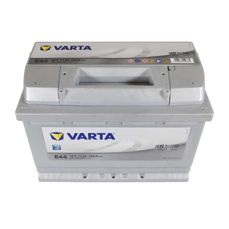 Автомобільний акумулятор VARTA Silver Dynamic (E44) 77Ah 780A R+ (L3)