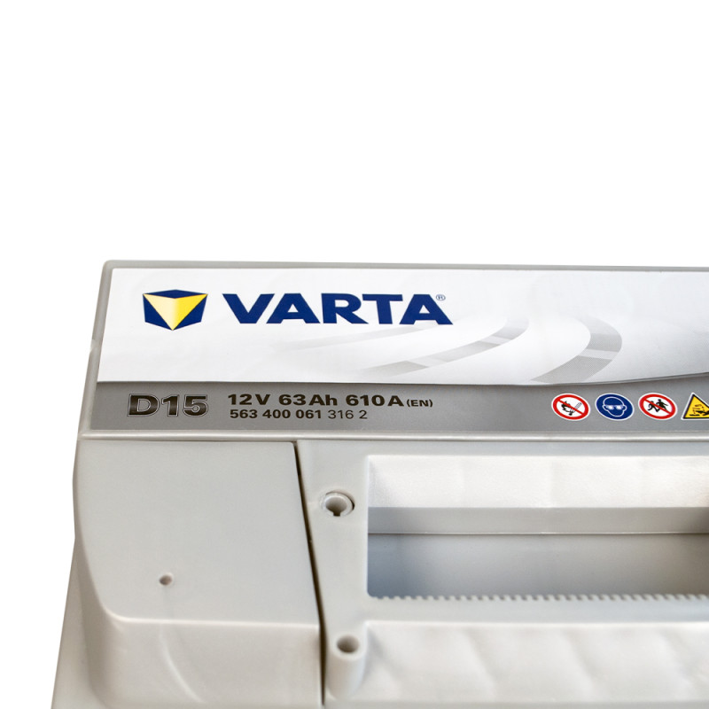 Автомобільний акумулятор VARTA Silver Dynamic (D15) 63Ah 610A R+ (L2)