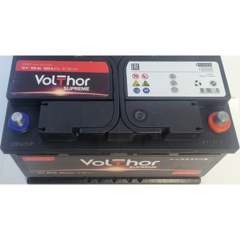 100 Ач (0)  Supreme VolThor TAB