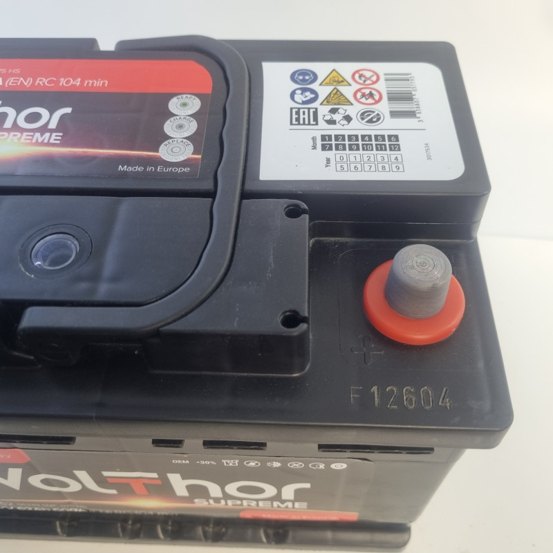 62 Ач (0)  Supreme VolThor TAB