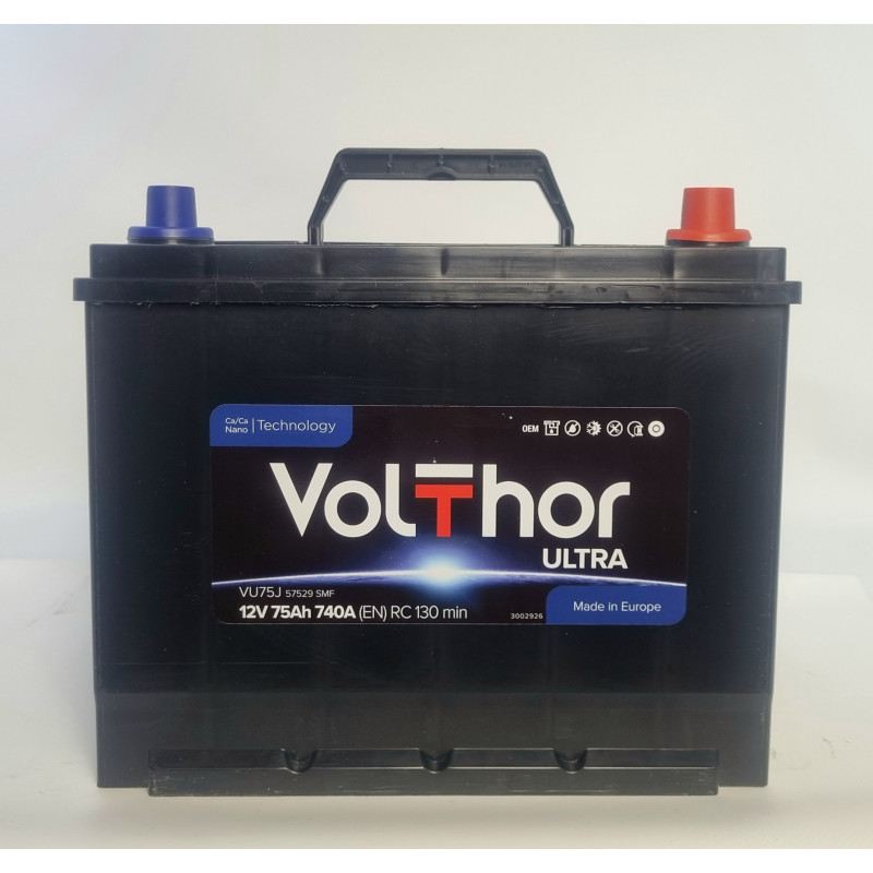 75 Ач (0)  азия  VolThor TAB
