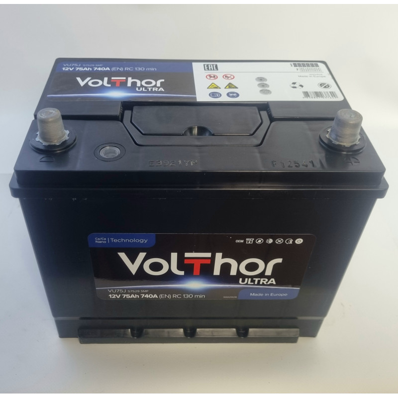 75 Ач (0)  азия  VolThor TAB
