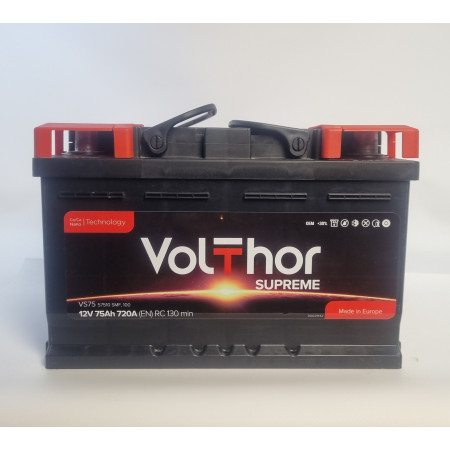 75 Ач (0)  Supreme VolThor TAB
