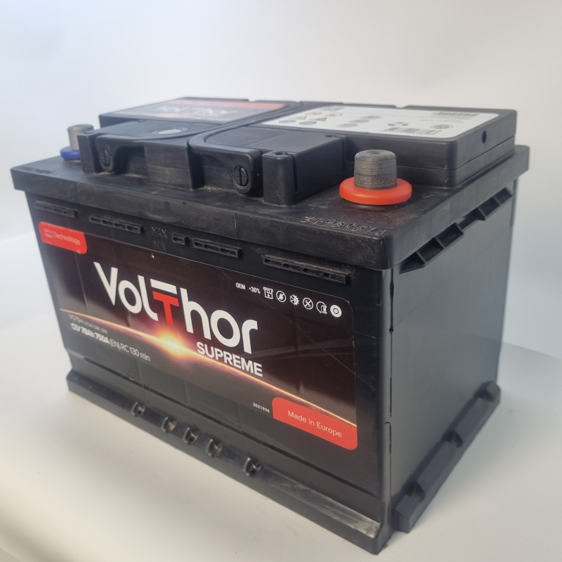 78 Ач (0)  Supreme VolThor TAB