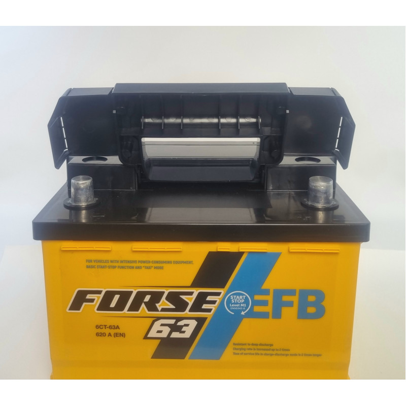 Автомобільний акумулятор Forse (WESTA) EFB 63Ah 620A R+
