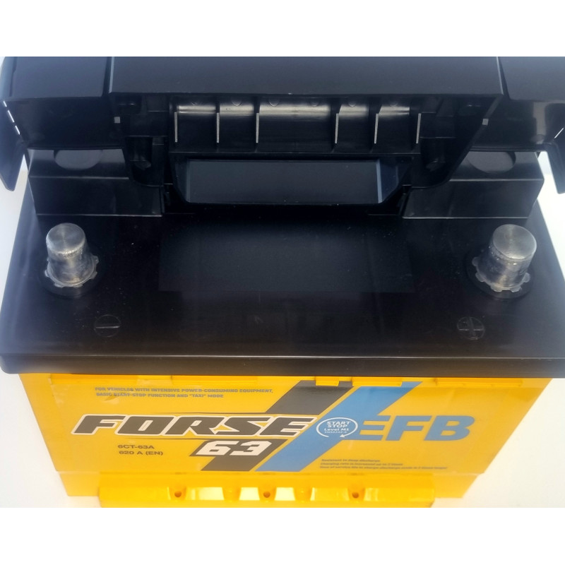 Автомобільний акумулятор Forse (WESTA) EFB 63Ah 620A R+