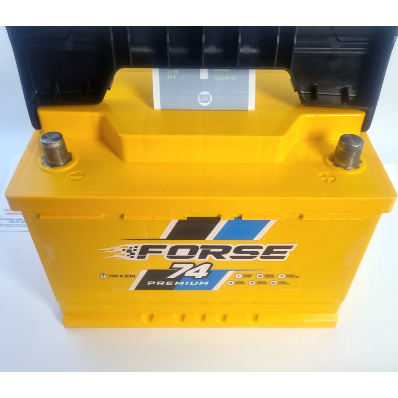 Автомобільний акумулятор Forse (WESTA) 74Ah 720A R+