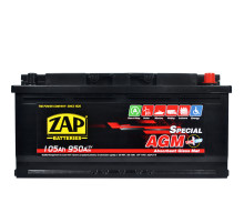 Автомобільний акумулятор ZAP AGM 105Ah 950A R+ (L6) (605 02)