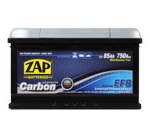 Автомобільний акумулятор ZAP Carbon EFB 85Ah 750A R+ (585 05) (L4)