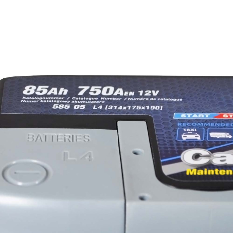 Автомобільний акумулятор ZAP Carbon EFB 85Ah 750A R+ (585 05) (L4)