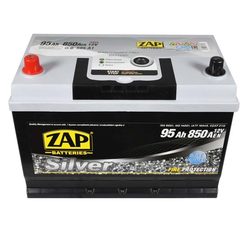 ZAP Silver Calcium Asia (595 A1) (D31) 95Аh 850А L+