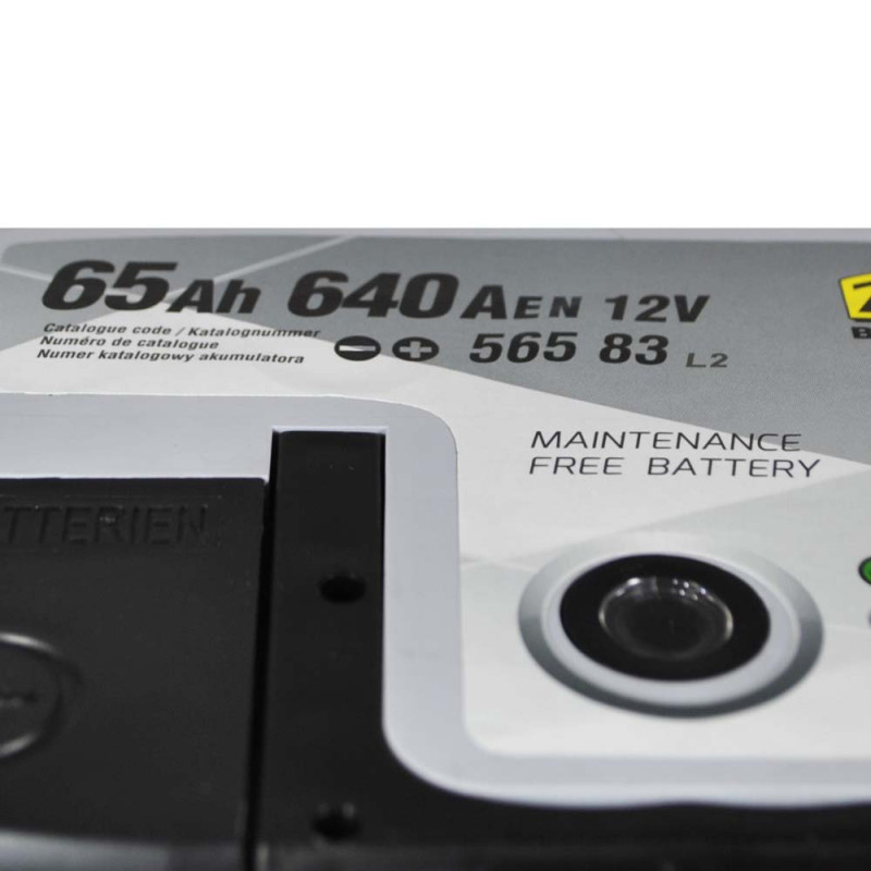Автомобільний акумулятор ZAP Silver 65Ah 640A R+ (565 83) (L2)