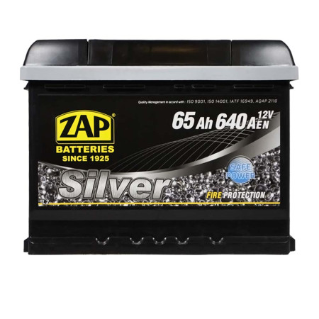 Автомобільний акумулятор ZAP Silver 65Ah 640A R+ (565 83) (L2)