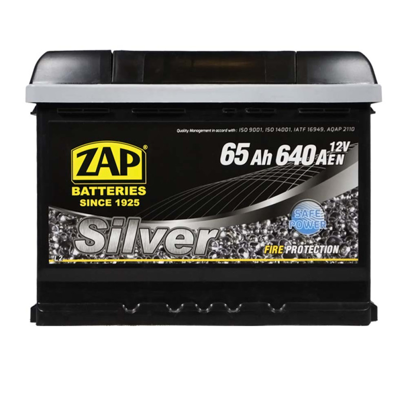 Автомобільний акумулятор ZAP Silver 65Ah 640A R+ (565 83) (L2)