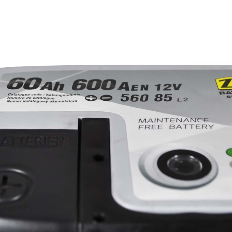 Автомобільний акумулятор ZAP Silver 60Ah 600A L+ (560 85) (L2)