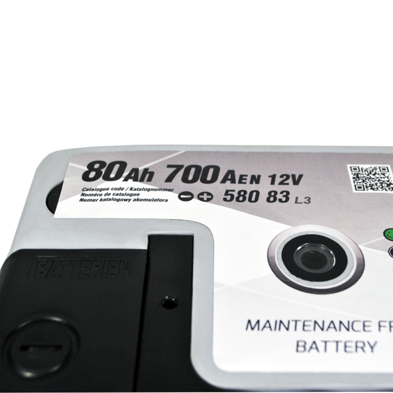 Автомобільний акумулятор ZAP Silver 80Ah 700A R+ (580 83) (L3)