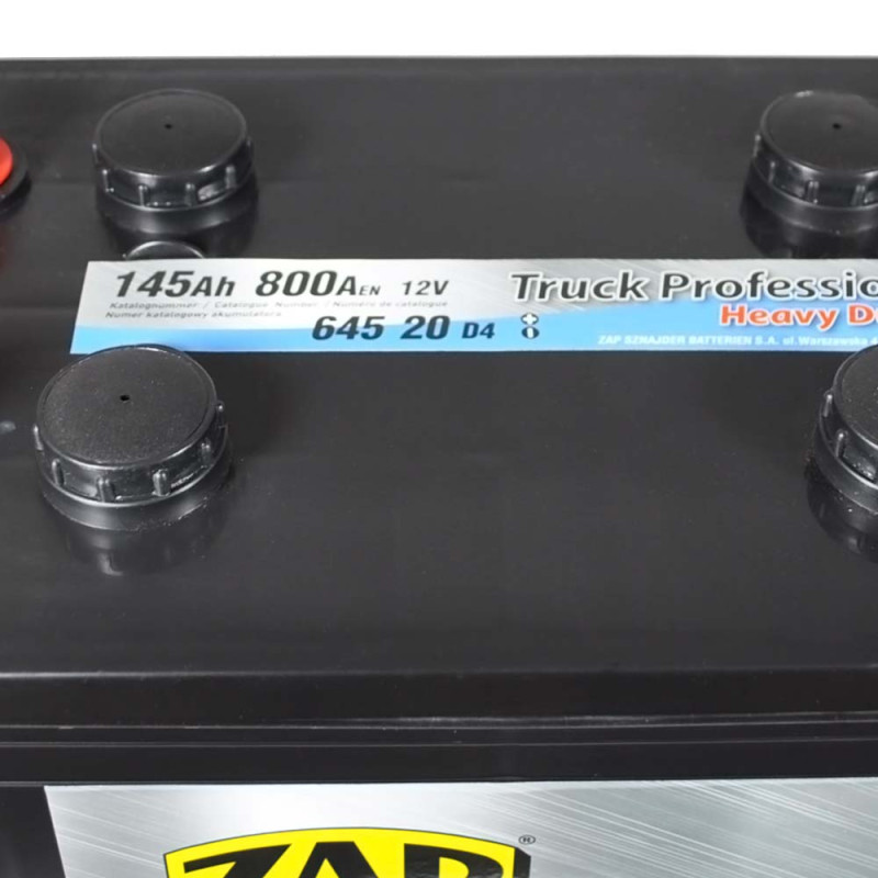 Автомобільний акумулятор ZAP Truck Freeway (645 20) (D4) 145Ah 800A L+