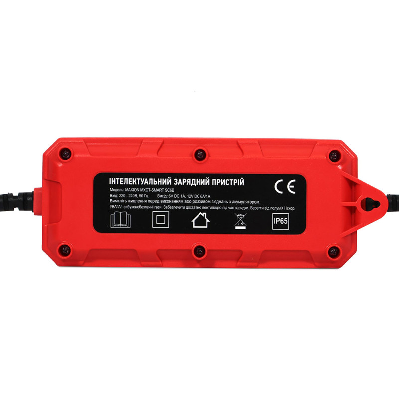 Інтелектуальний зарядний пристрій MAXION MXCT-SMART SC6B (6V/12V; 1A/6A)
