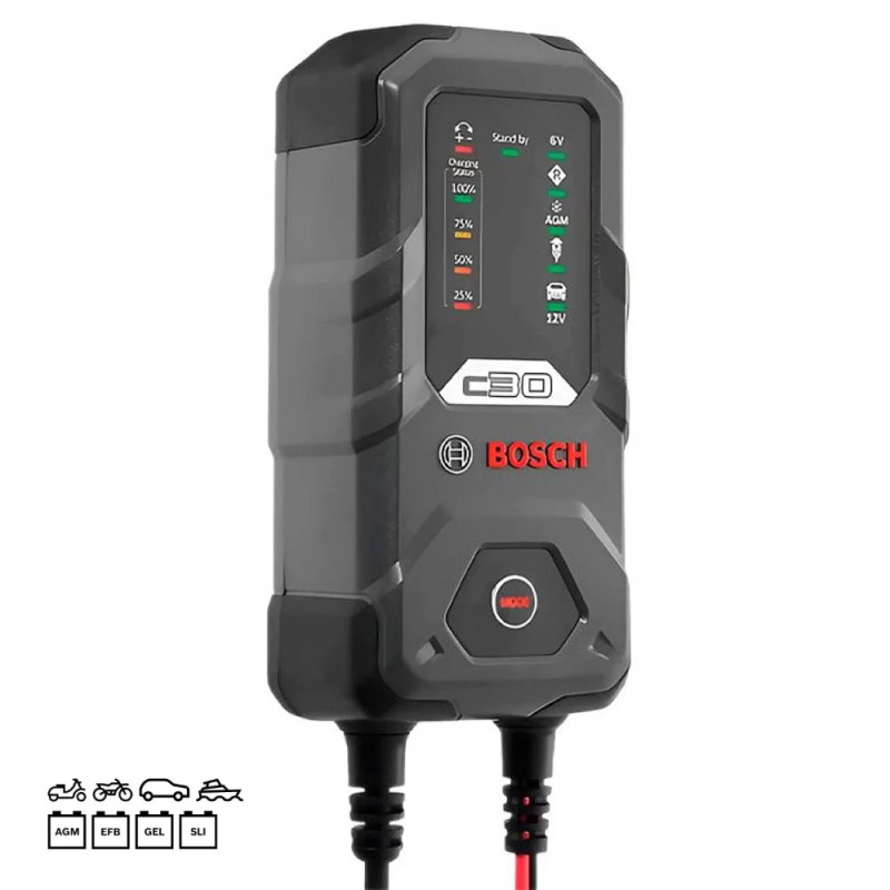 Зарядний пристрій BOSCH С30 - 0189911030 (6/12V)